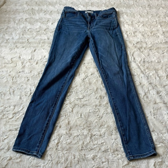 Madewell Women's Size 28 Blue 10" High Rise Skinny Jeans - Picture 5 of 6